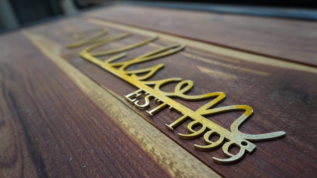 Personalized Family Name Sign, Metal Last Name Plaque, Custom Metal Nameplate, Established Family Name Plaque, Metal Monogram