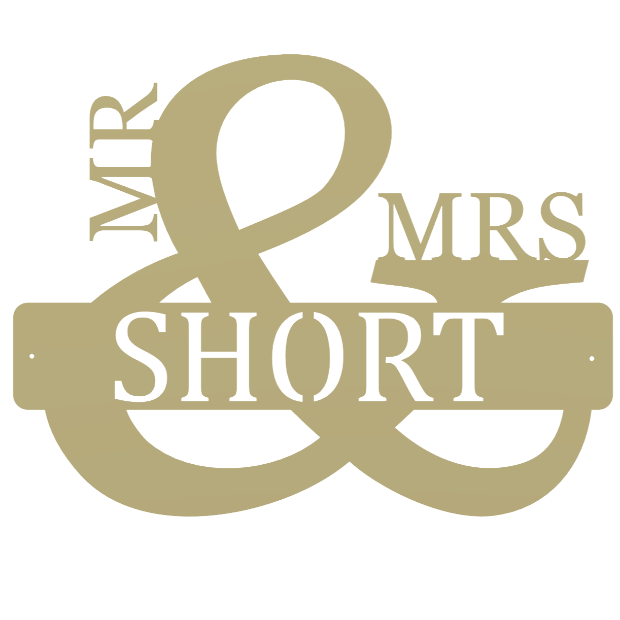 Mr. And Mrs. Last Name